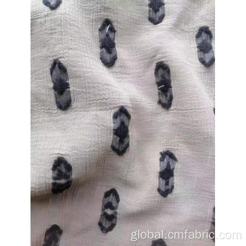 Woven Polyester Chiffon Swiss Dot Light Fabric 100% Polyester crepe Chiffon swiss dot fabric Supplier